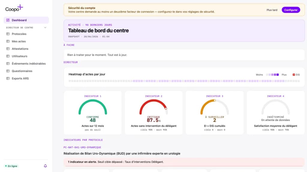 Cas client Coopo : un SaaS de santé complet livré en un seul Sprint Fondateur